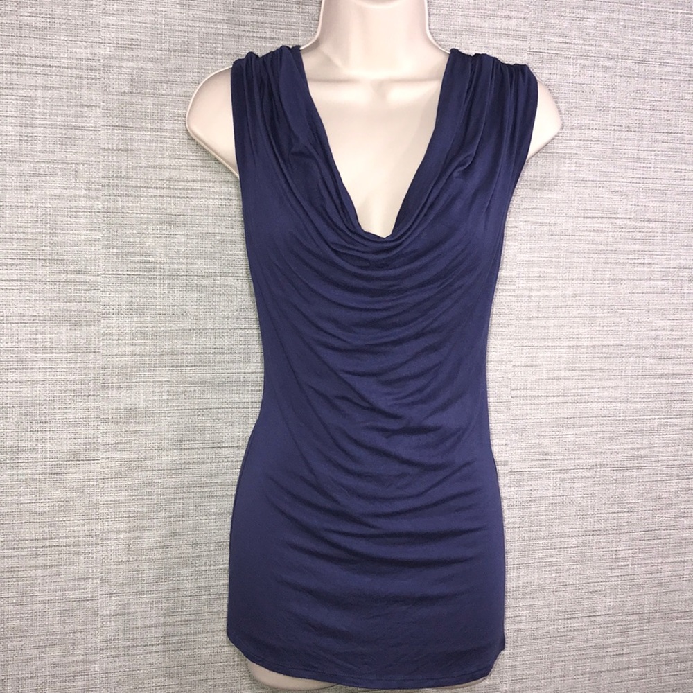 Drape neck blouse